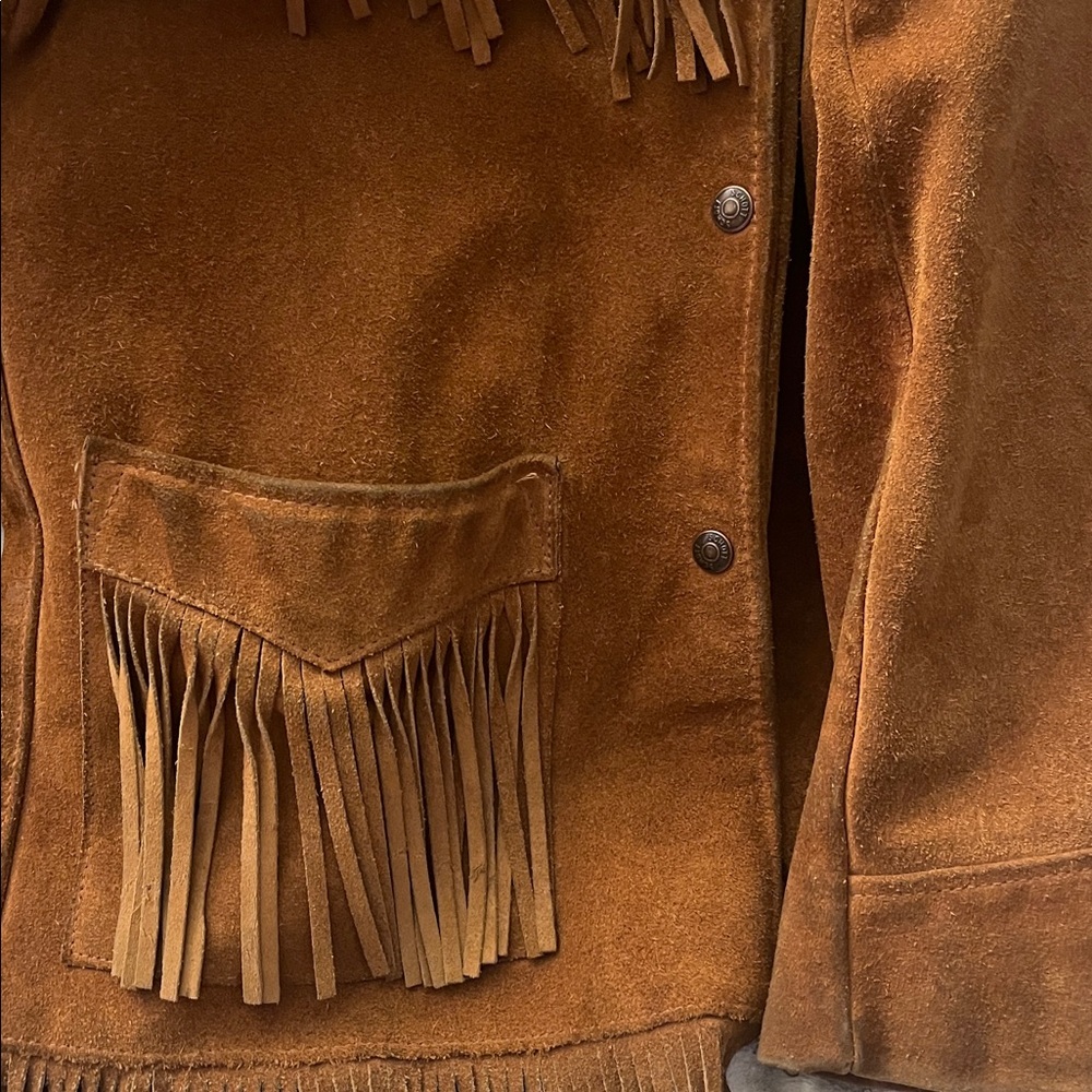 Mint VTG suede fringe jacket - Picture 5 of 11